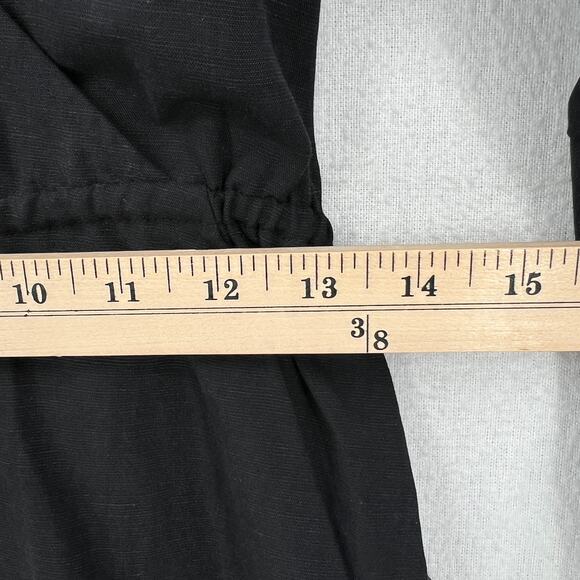 A PIECE APART Meru Jumpsuit Womens 0 Black Balloon Sleeve Belted Crop One Piece - Picture 15 of 16